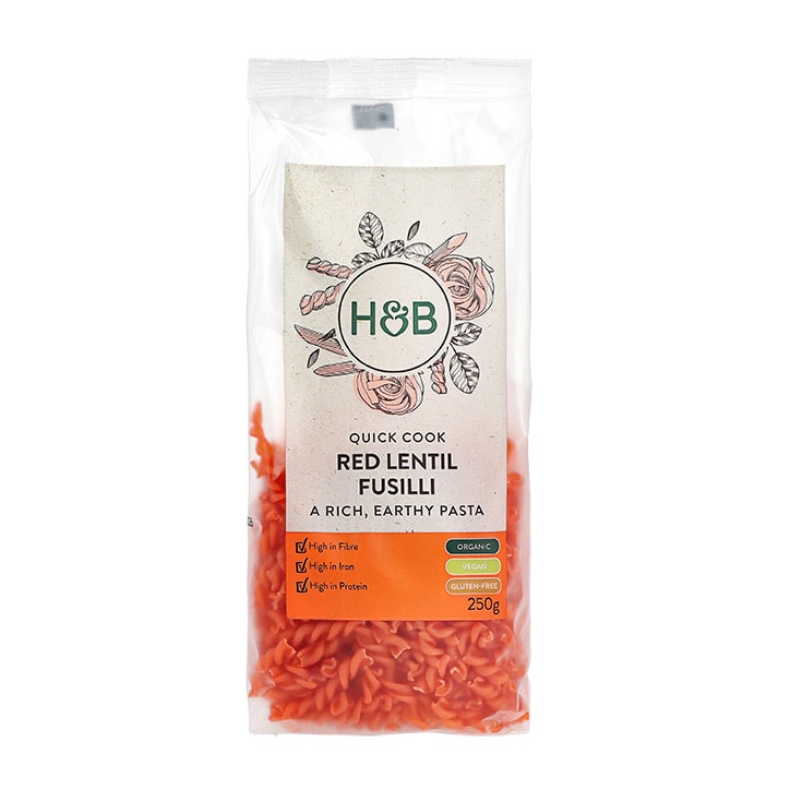 Holland & Barrett Red Lentil Fusilli 250g